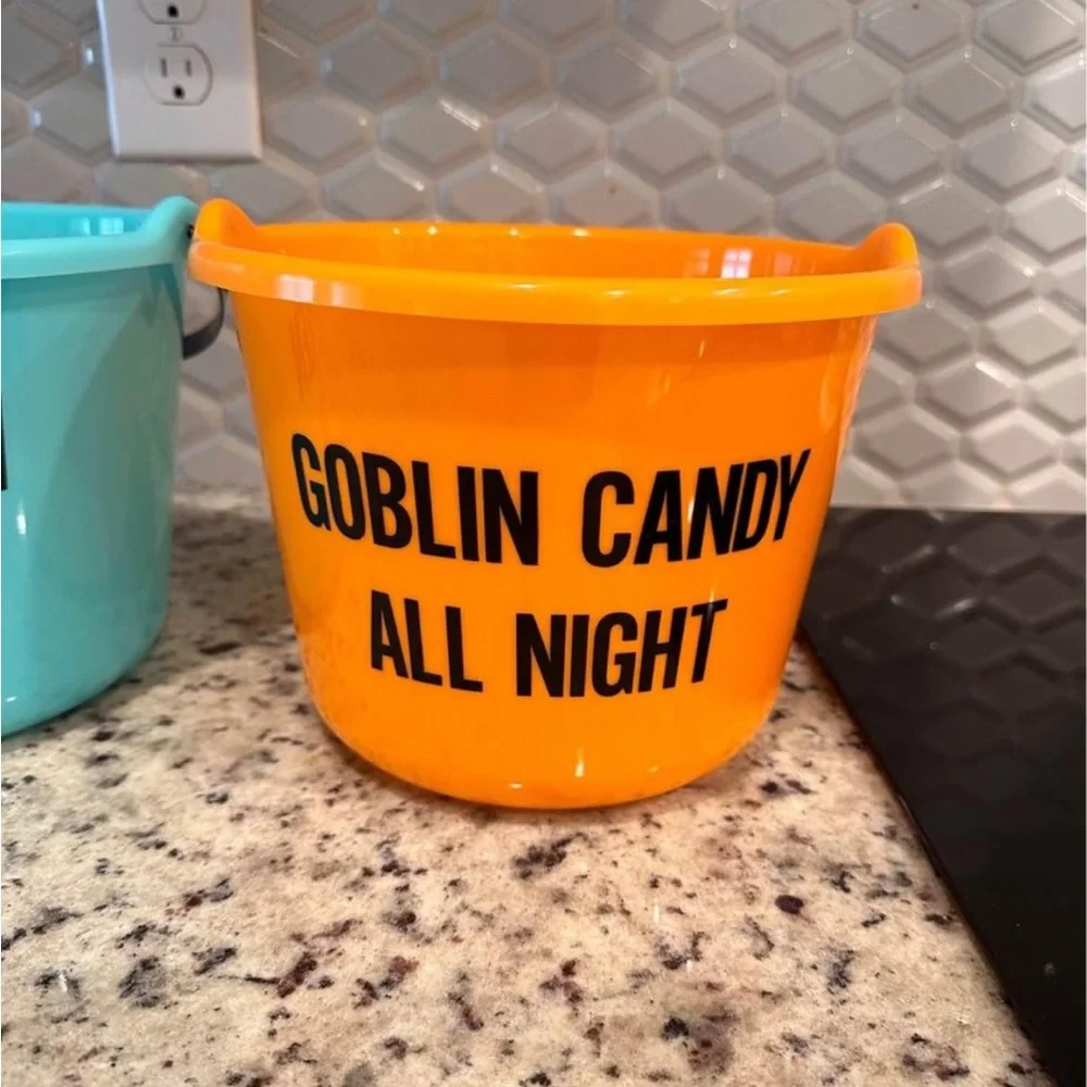 Target Colorful Halloween Candy Buckets - Set of 4 - Purple, Pink, Blue,…